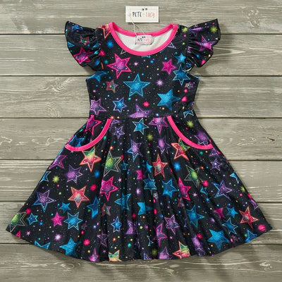 Pete and Lucy Electric Starlight Girls Dress