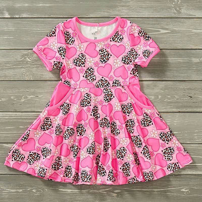 Pete and Lucy girls dress Wild Hearts