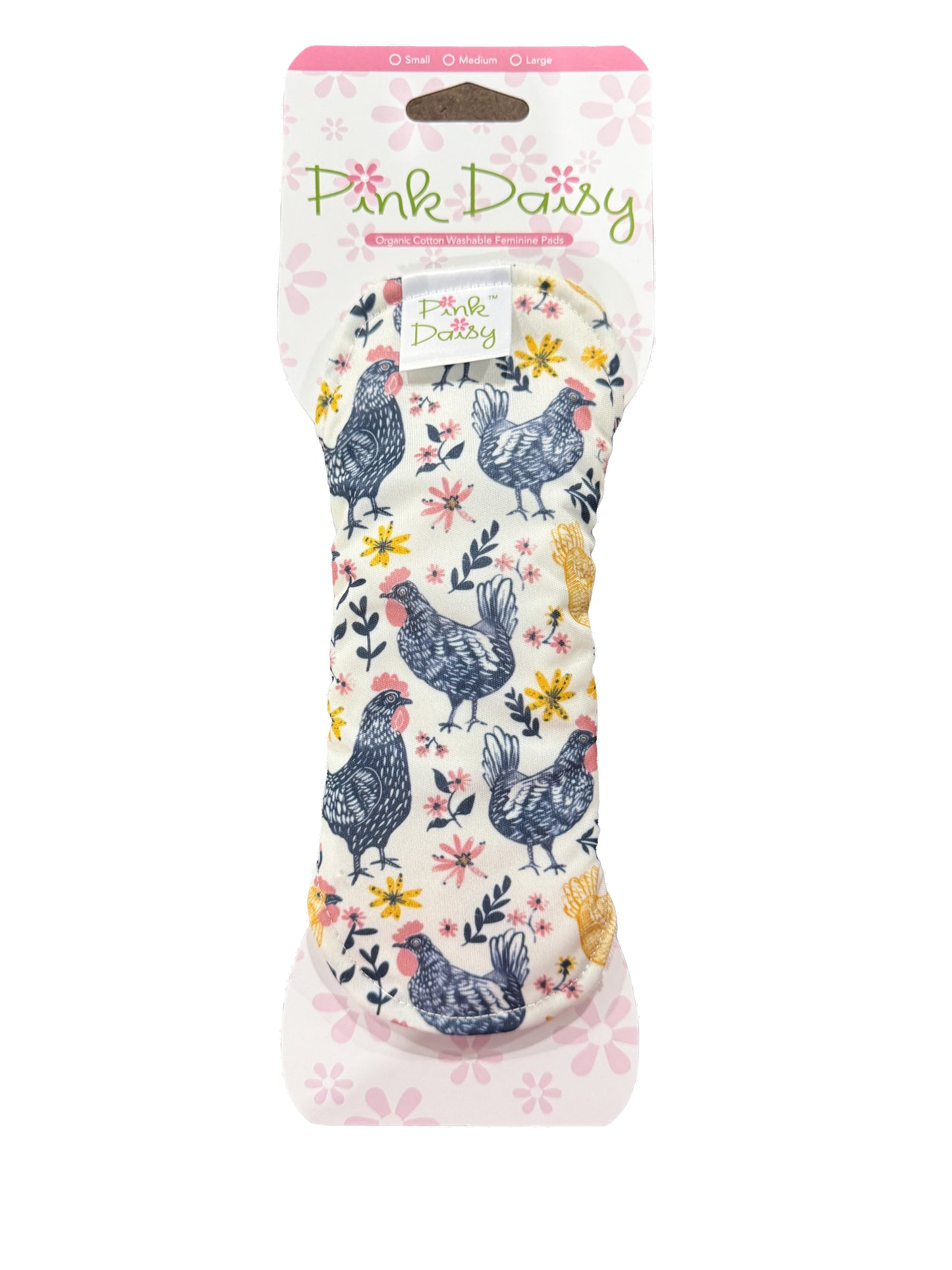 Pink Daisy Organic Cotton Feminine Pads