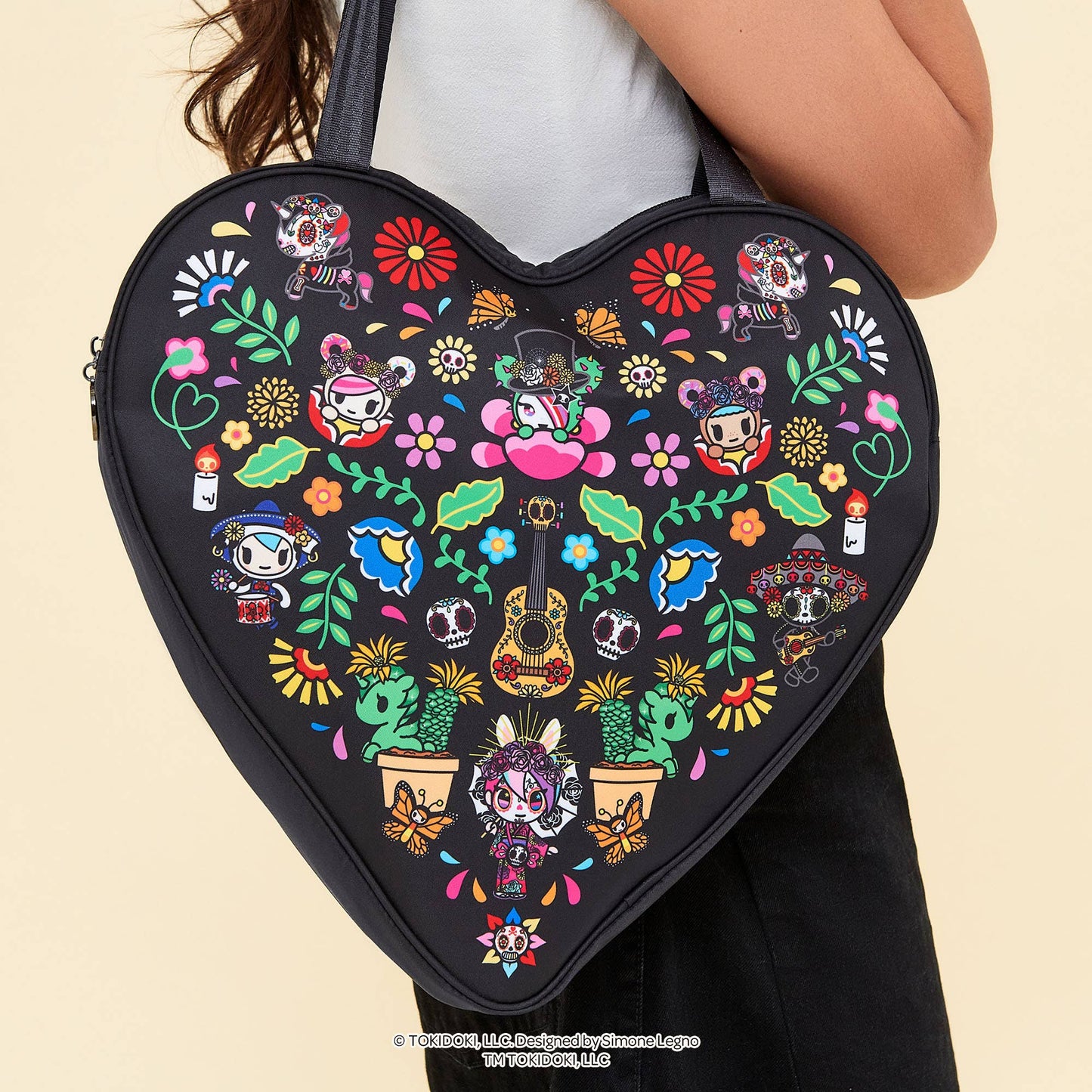 JuJuBe - Tokidoki Heart Tote Diaper Bag – Día de los Muertos