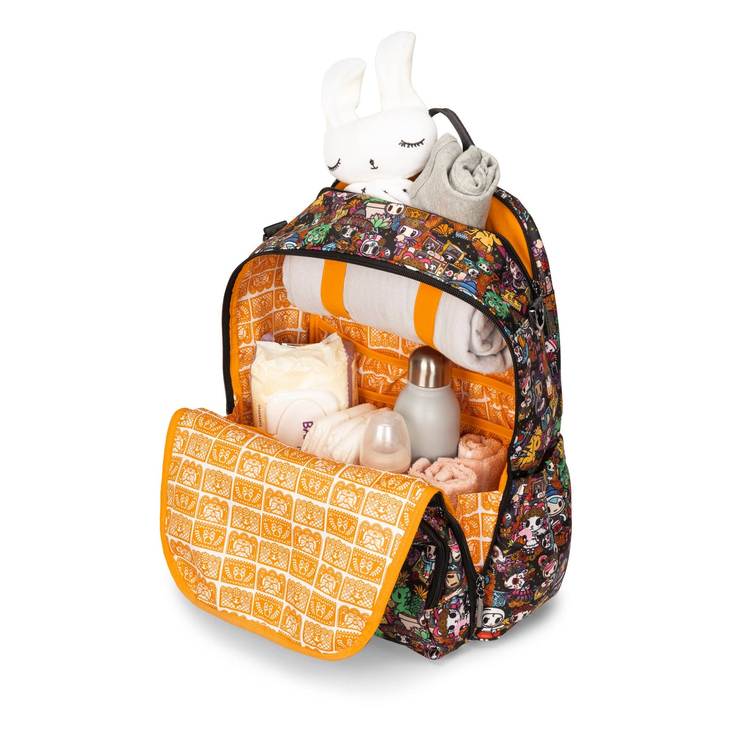 JuJuBe - Tokidoki Zealous Backpack Diaper Bag – Día de los Muertos