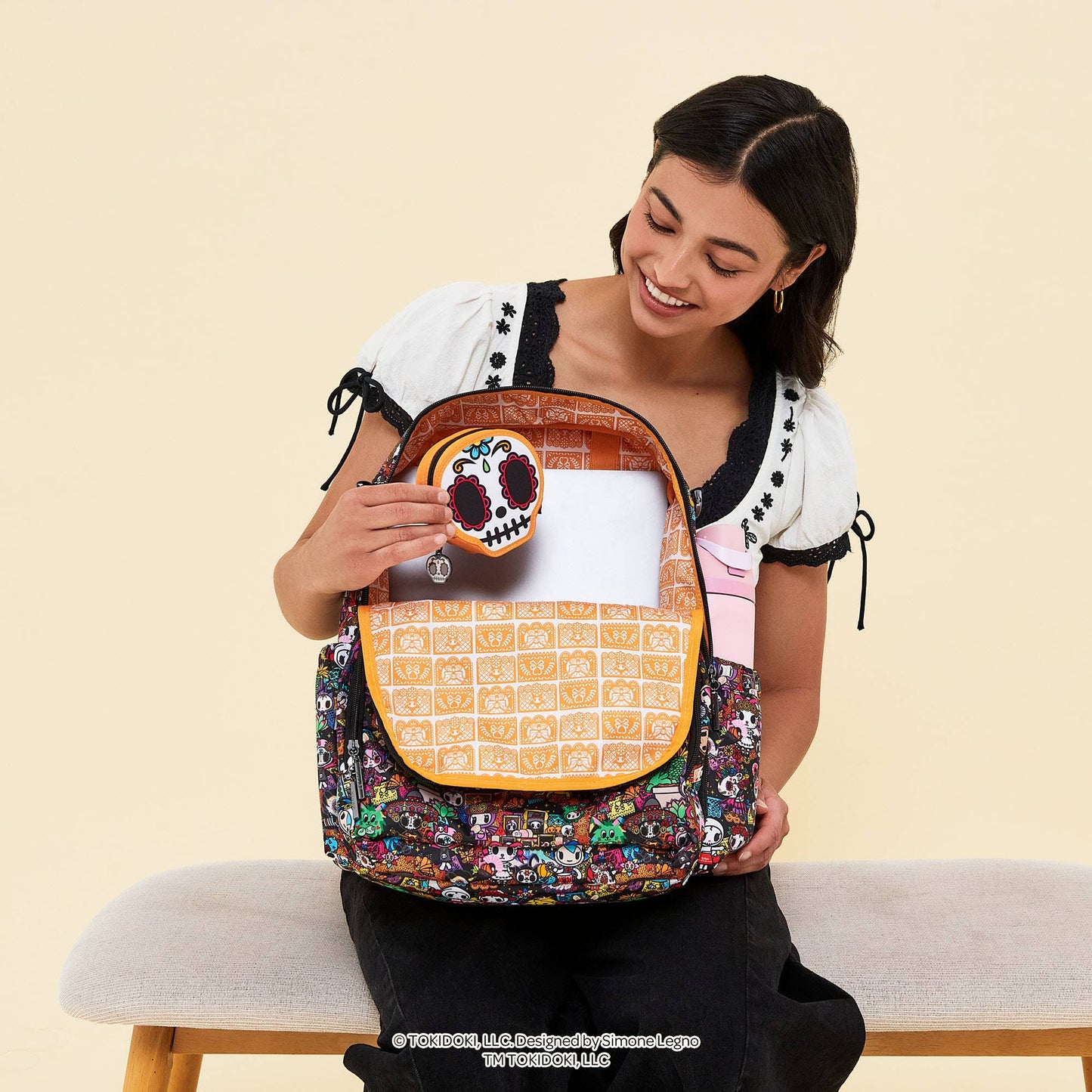 JuJuBe - Tokidoki Zealous Backpack Diaper Bag – Día de los Muertos