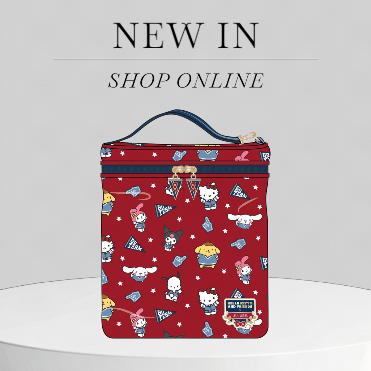 JuJuBe Hello Kitty Varsity Fuel Cell Insulated Lunch Bag
