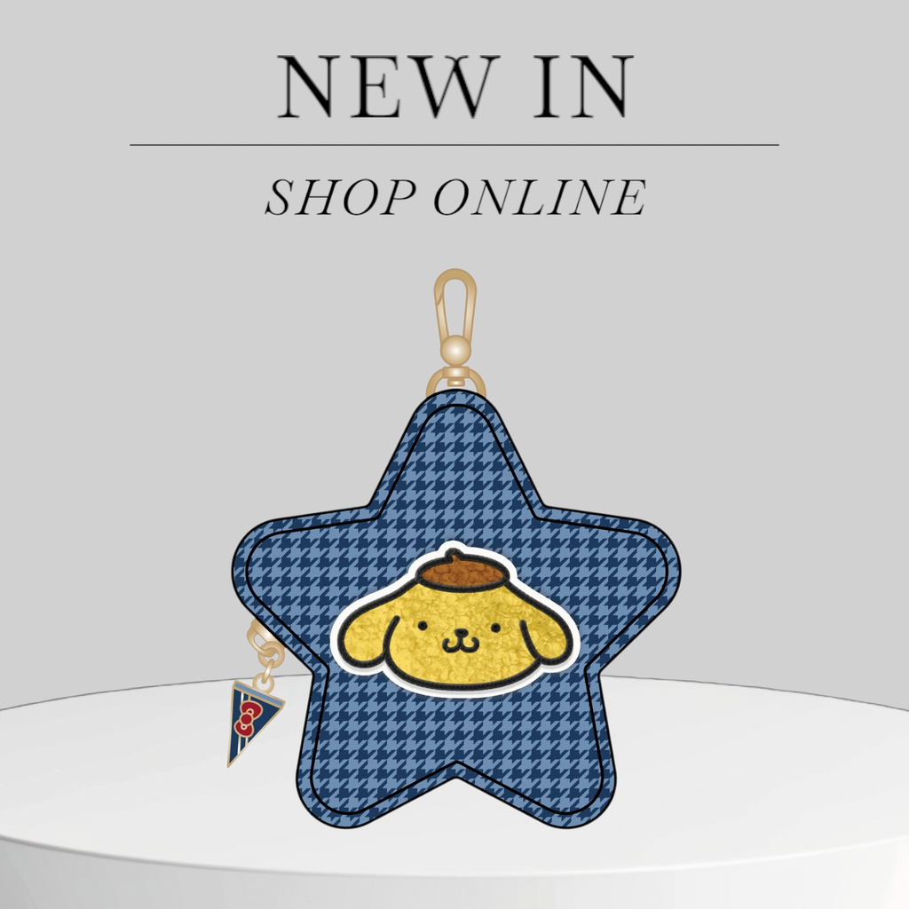 JuJuBe Hello Kitty Varsity Star Mini Bag – Pompompurin (Dark Blue)