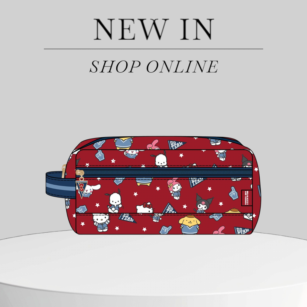 JuJuBe Hello Kitty Varsity Be Dapper toiletry cosmetic bag