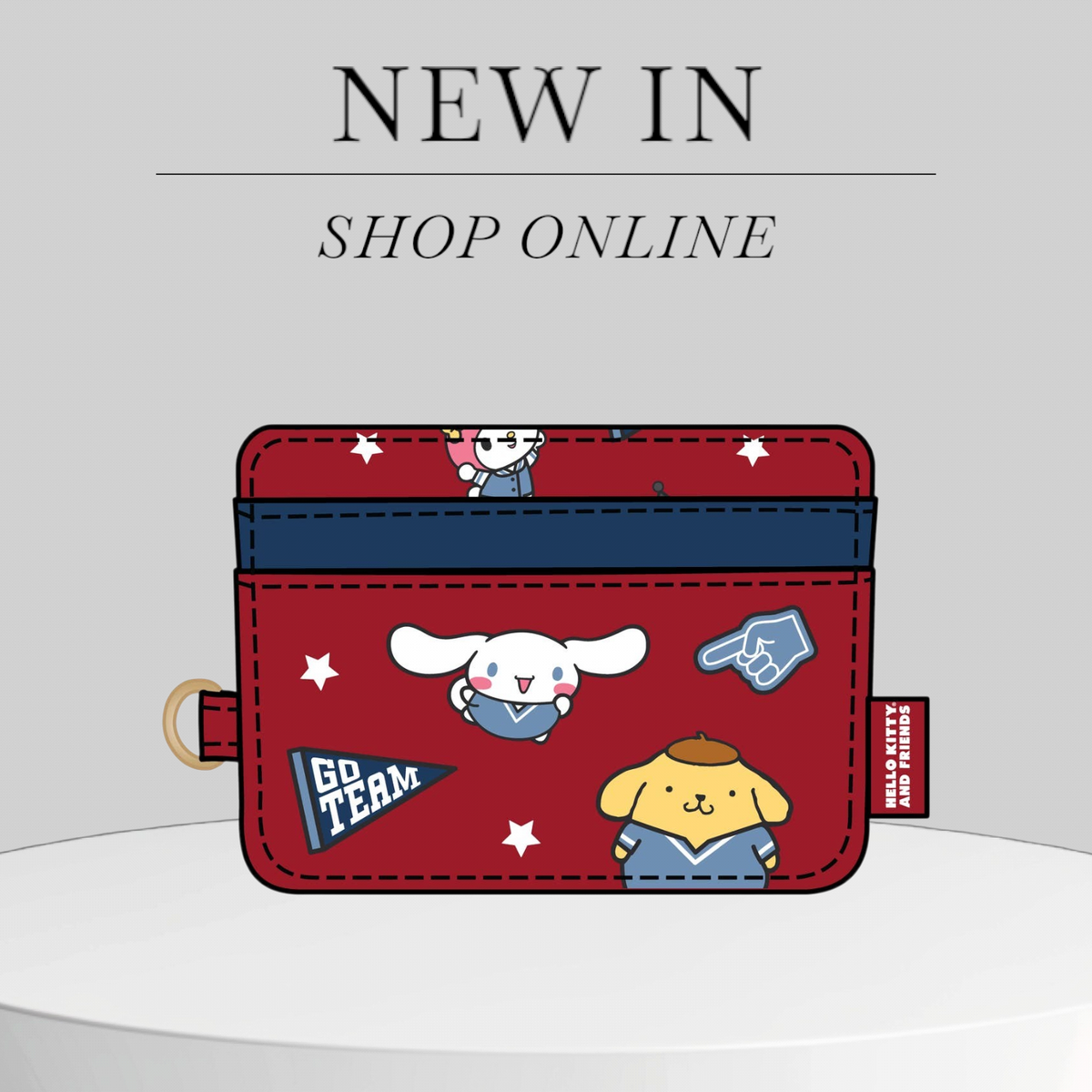 JuJuBe Hello Kitty Varsity Be Charged Card Case Wallet