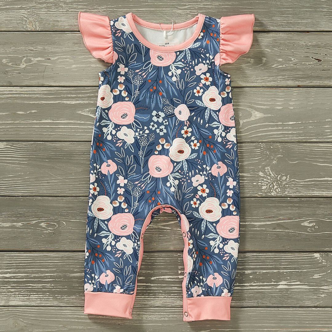 Pete and Lucy Gray Gardens Girls Romper