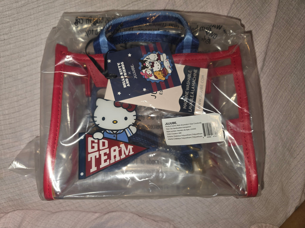 Hello Kitty® Varsity Clear Crossbody Tote