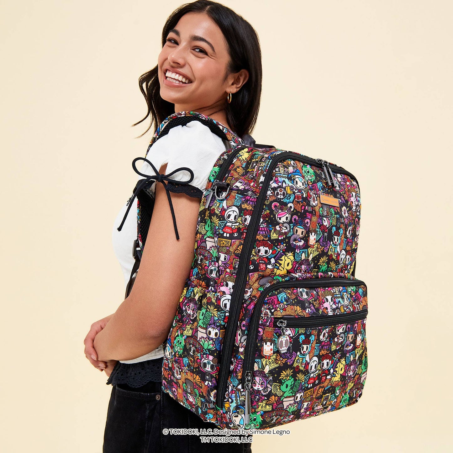 JuJuBe - Tokidoki Zealous Backpack Diaper Bag – Día de los Muertos