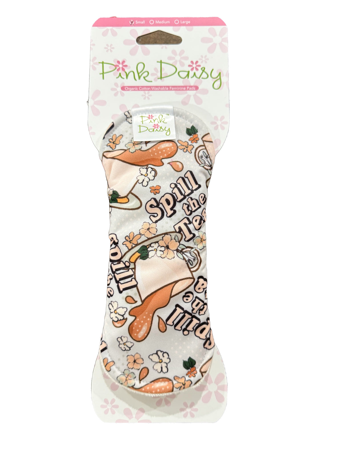 Pink Daisy Organic Cotton Feminine Pads