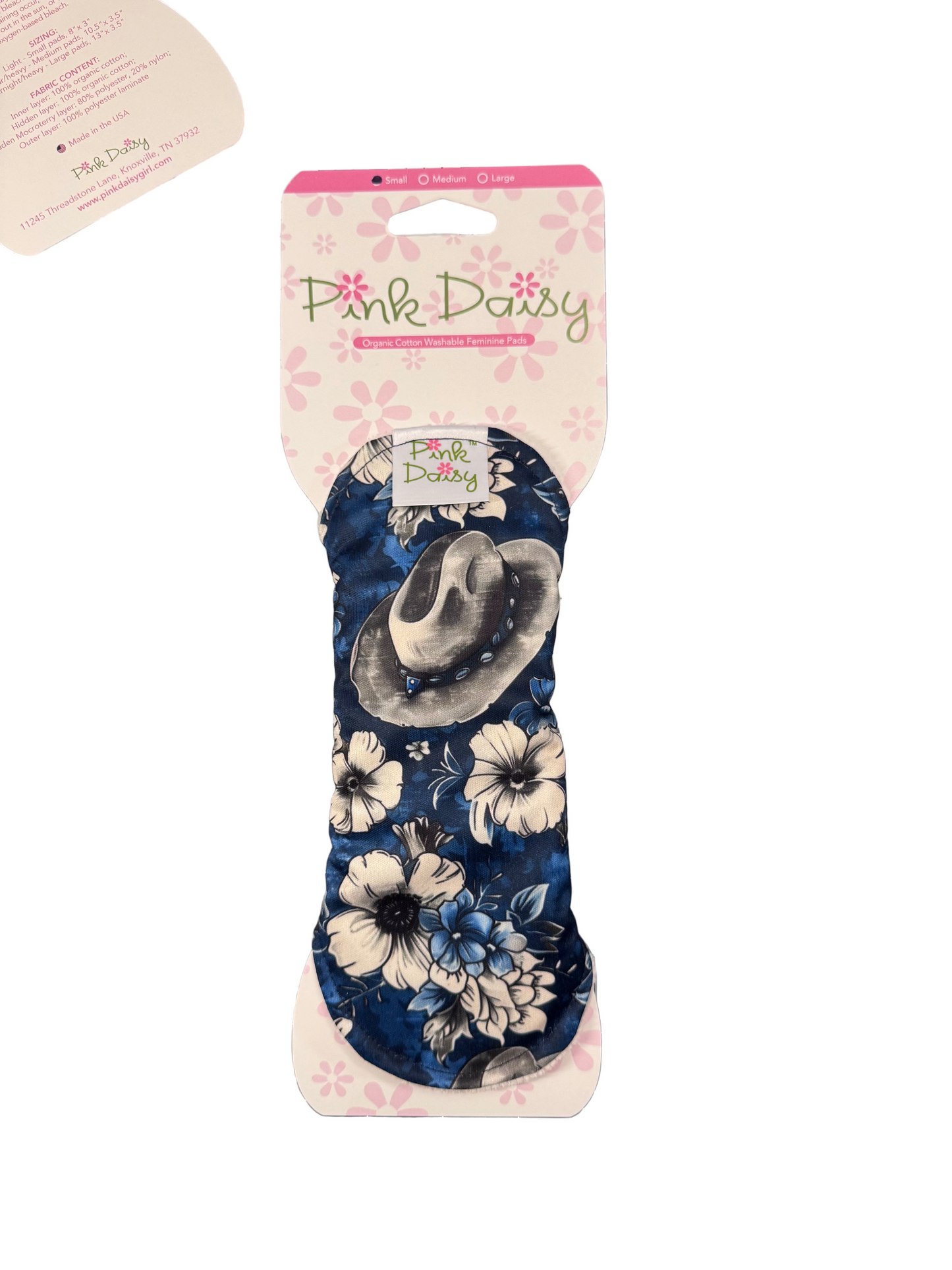 Pink Daisy Organic Cotton Feminine Pads