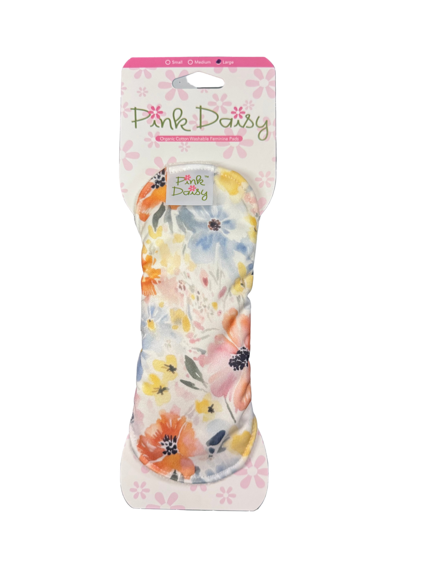 Pink Daisy Organic Cotton Feminine Pads