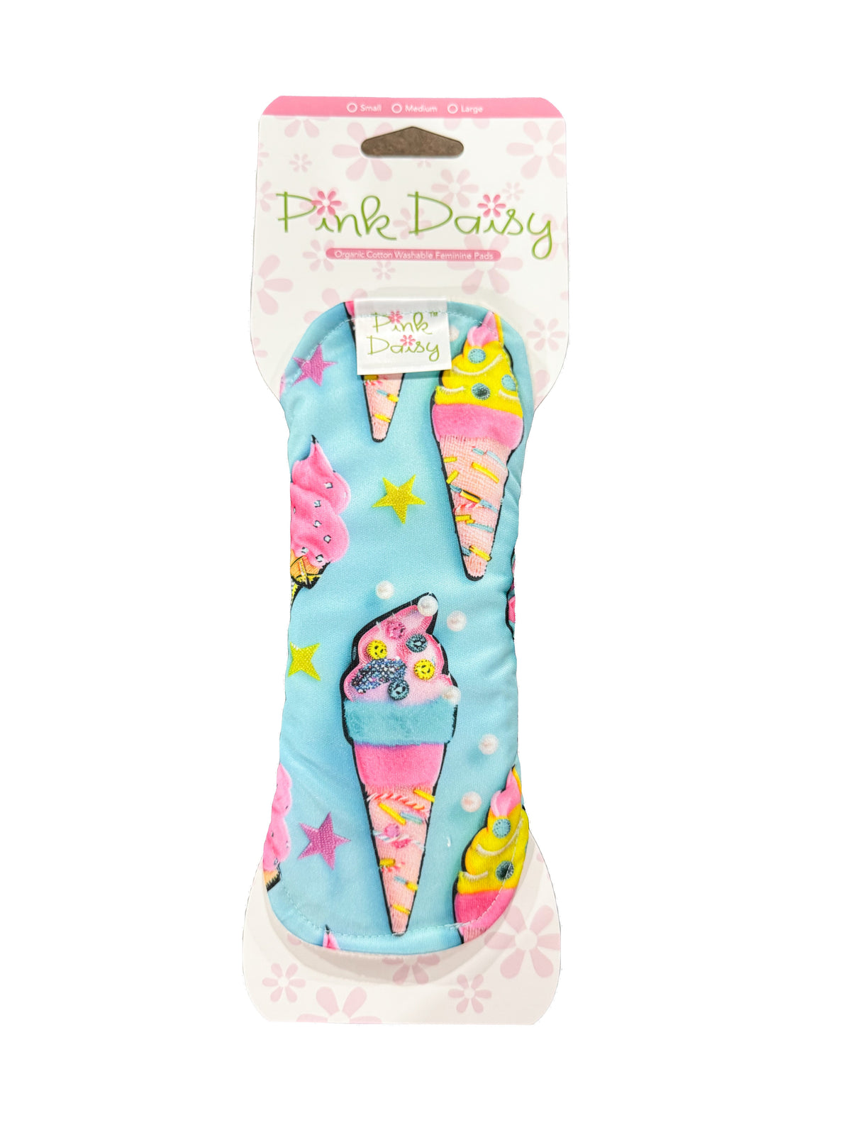 Pink Daisy Organic Cotton Feminine Pads