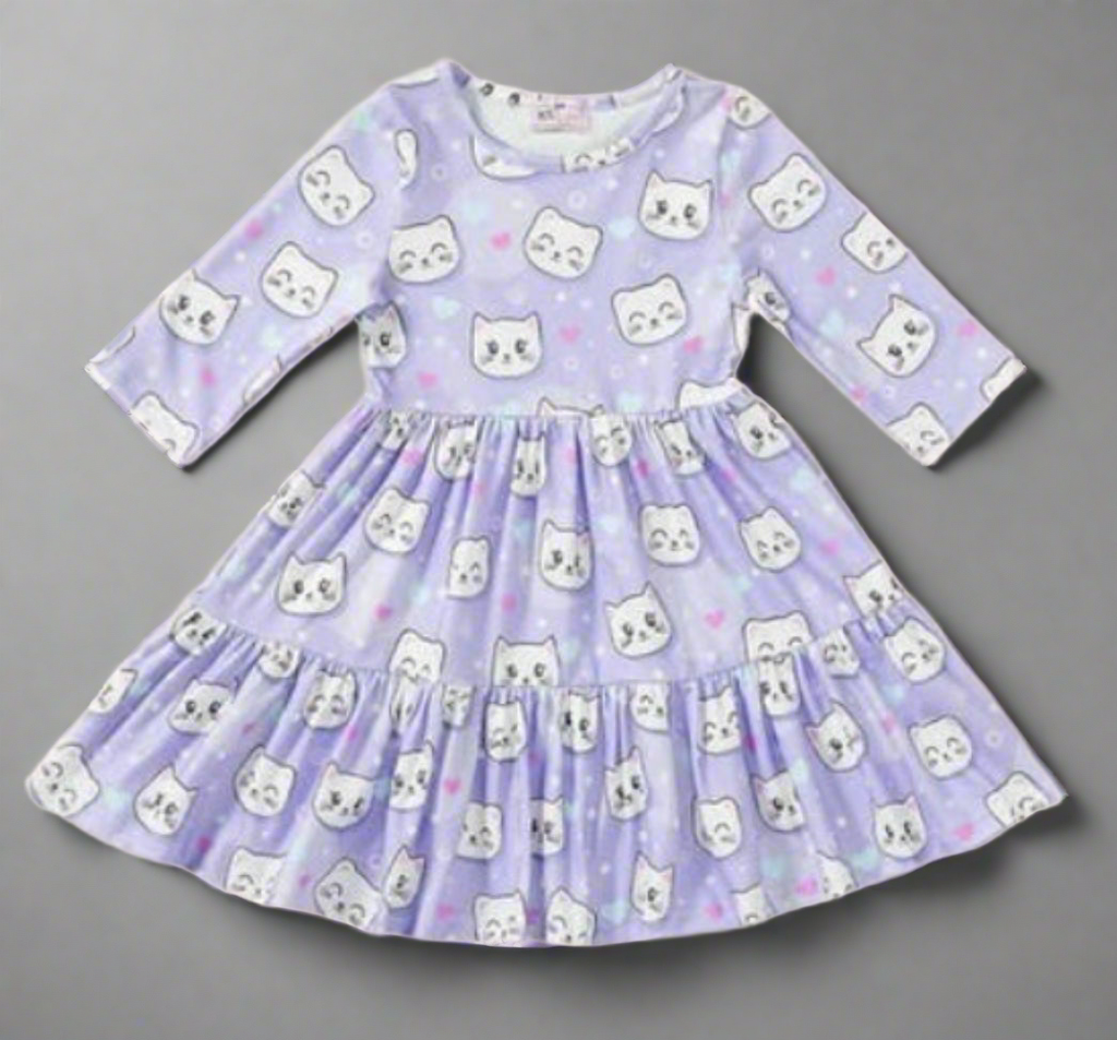 Pete and Lucy Cats Meow Girls Dress