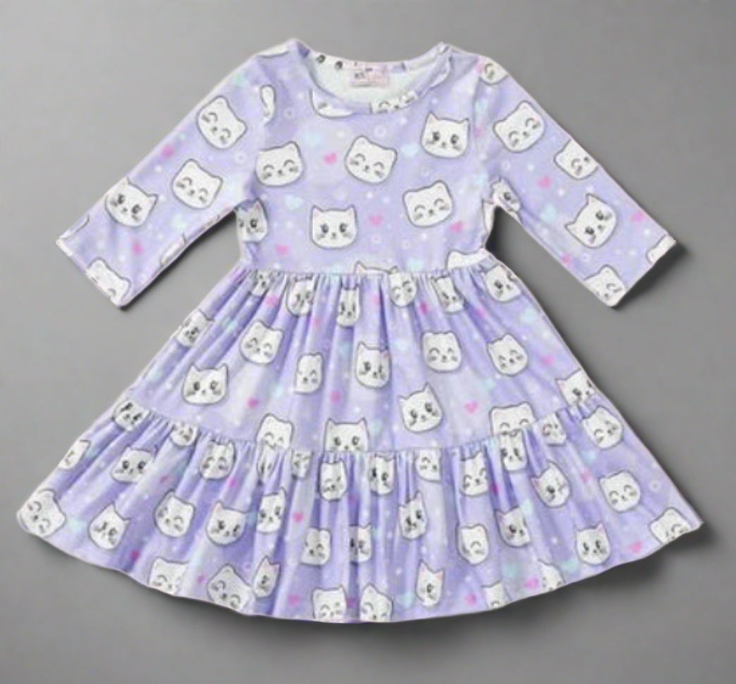 Pete and Lucy Cats Meow Girls Dress