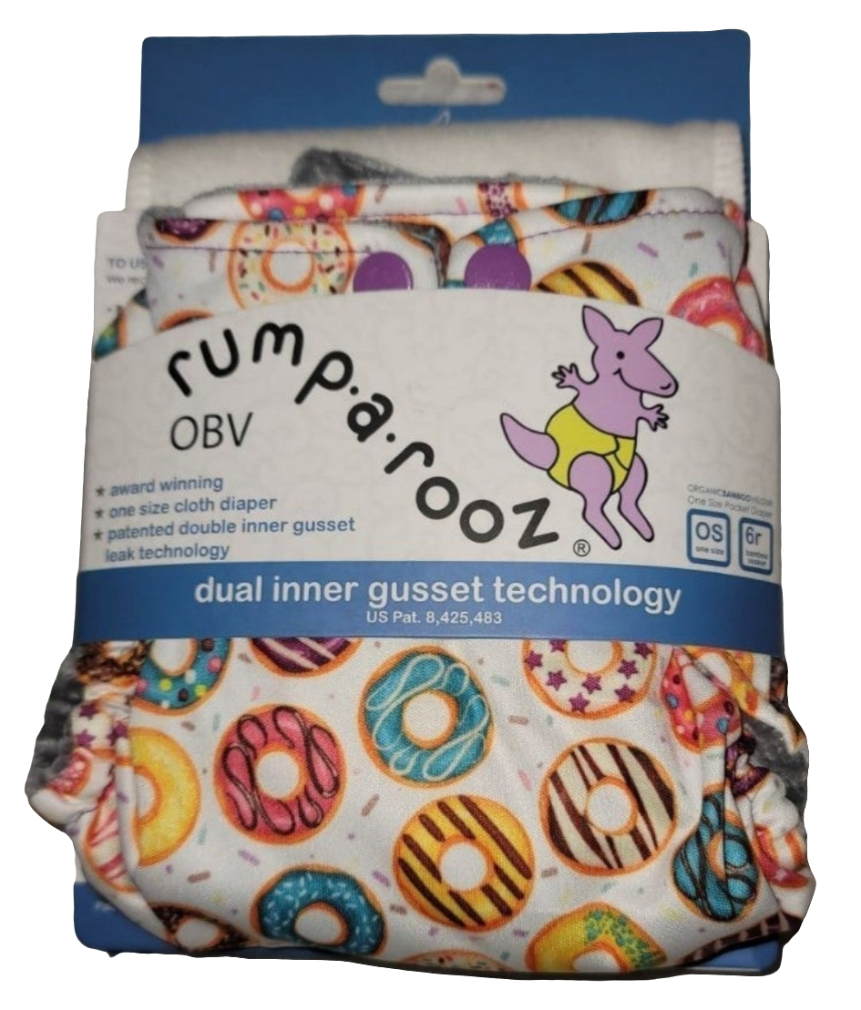Kangacare Rumparooz OBV Cloth Diaper (With 1 Bamboo 6hr Soaker set)