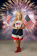 American Girl Ruffle Dress 4th of July, Memorial Day, patriot!