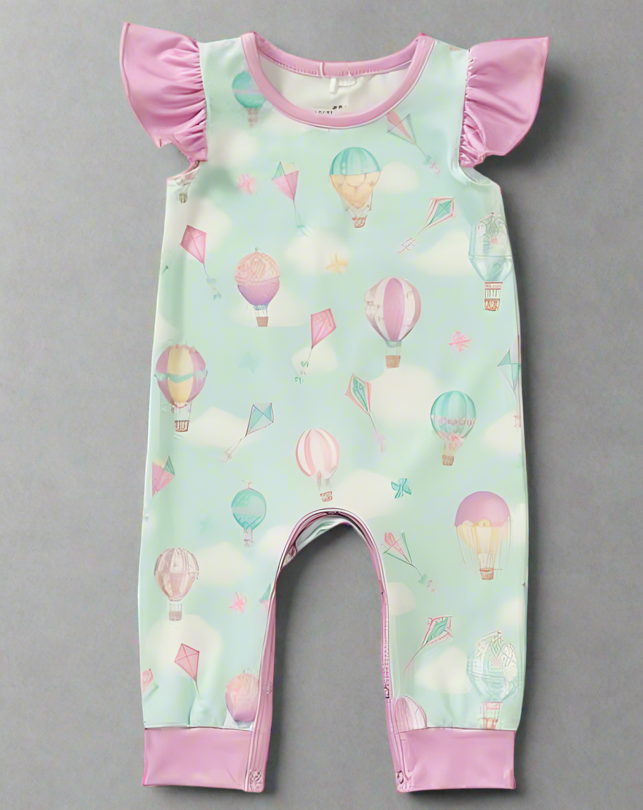 Pete and Lucy Whimsical Flight Romper