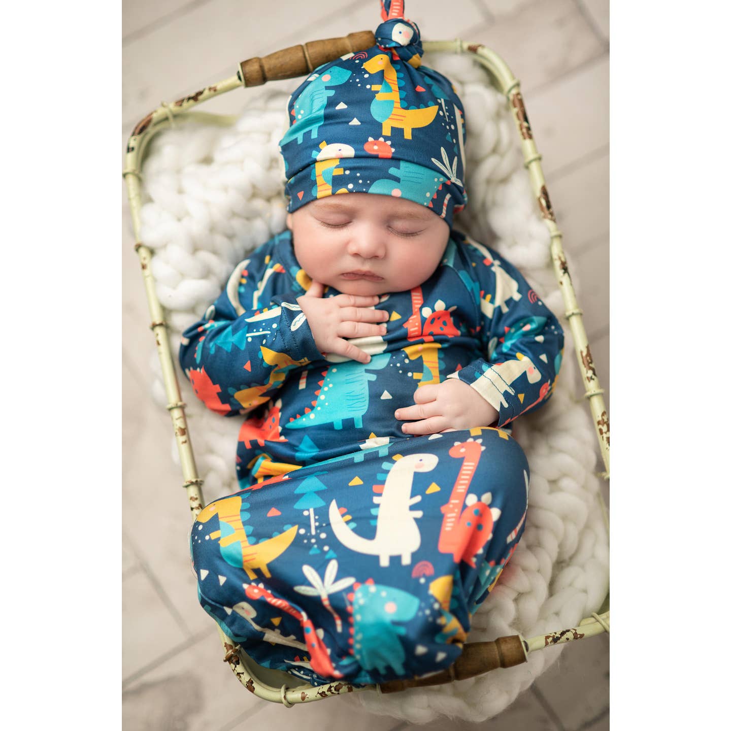 Infant Gowns & Headband Bow/Boys infant gowns & Hat Sets
