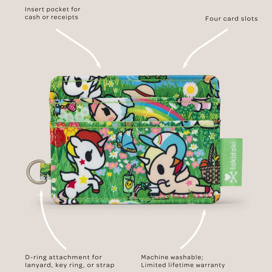 Tokidoki Be Charged Card Case - Meadow Blooms