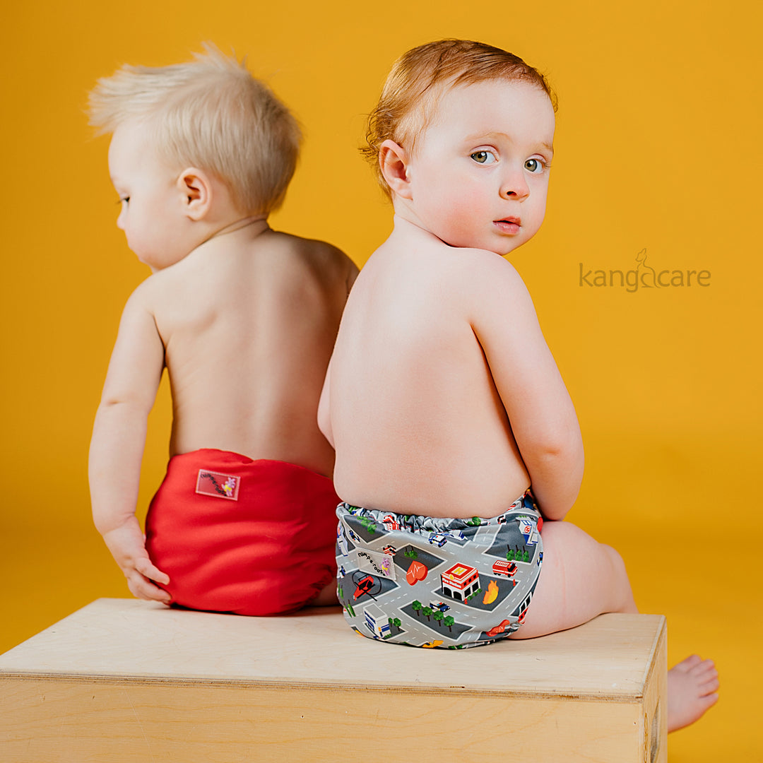 Kangacare Rumparooz One Size Pocket Cloth Diaper  (w/Microfiber 6hr Soakers)