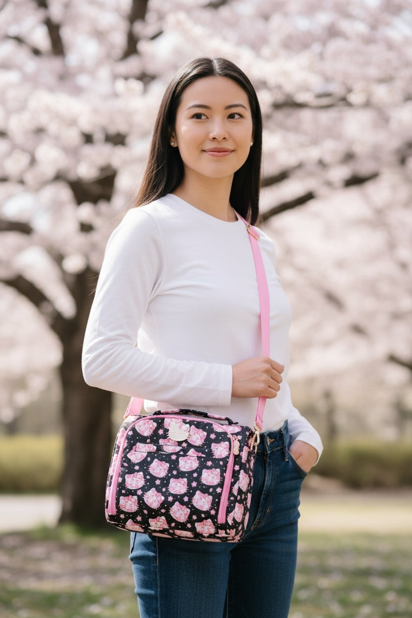 Jujube Hello Kitty Cherry Blossoms insulated bag