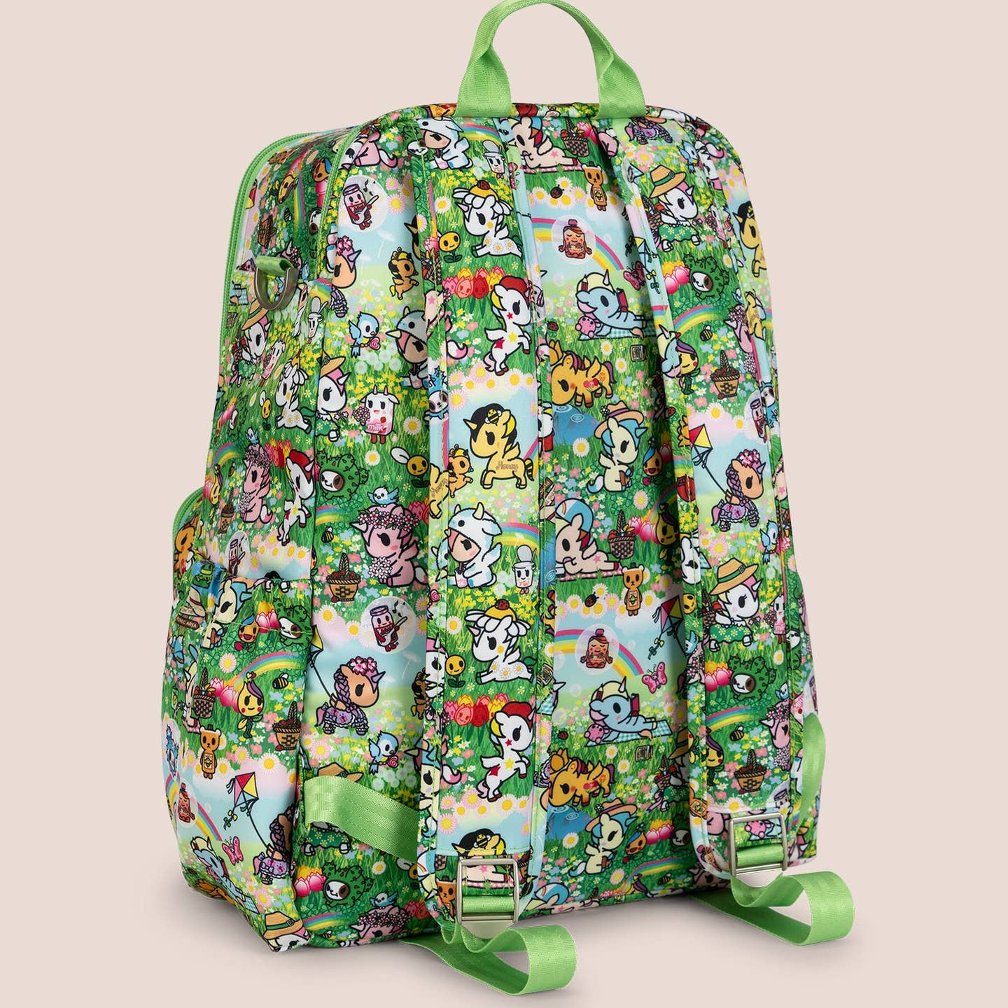 Tokidoki Zealous Diaper Bag Backpack - Meadow Blooms