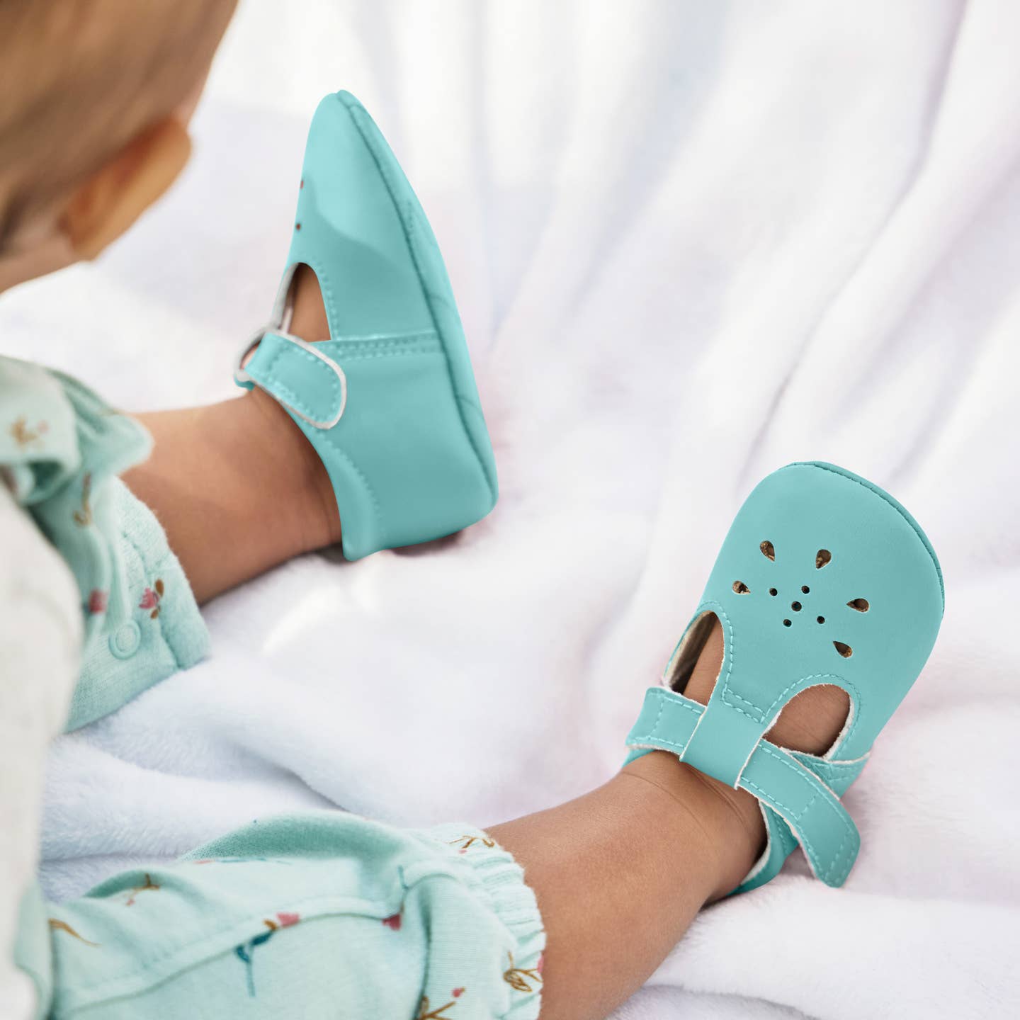 Eco Steps - Mary Jane Crystal Blue