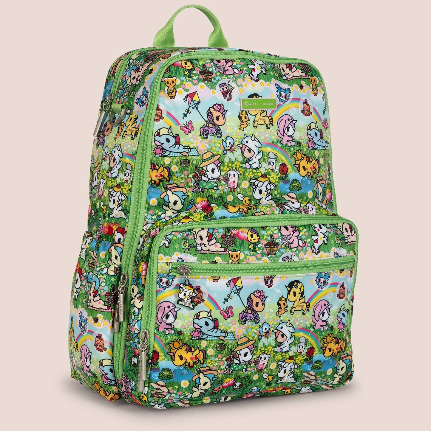 Tokidoki Zealous Diaper Bag Backpack - Meadow Blooms