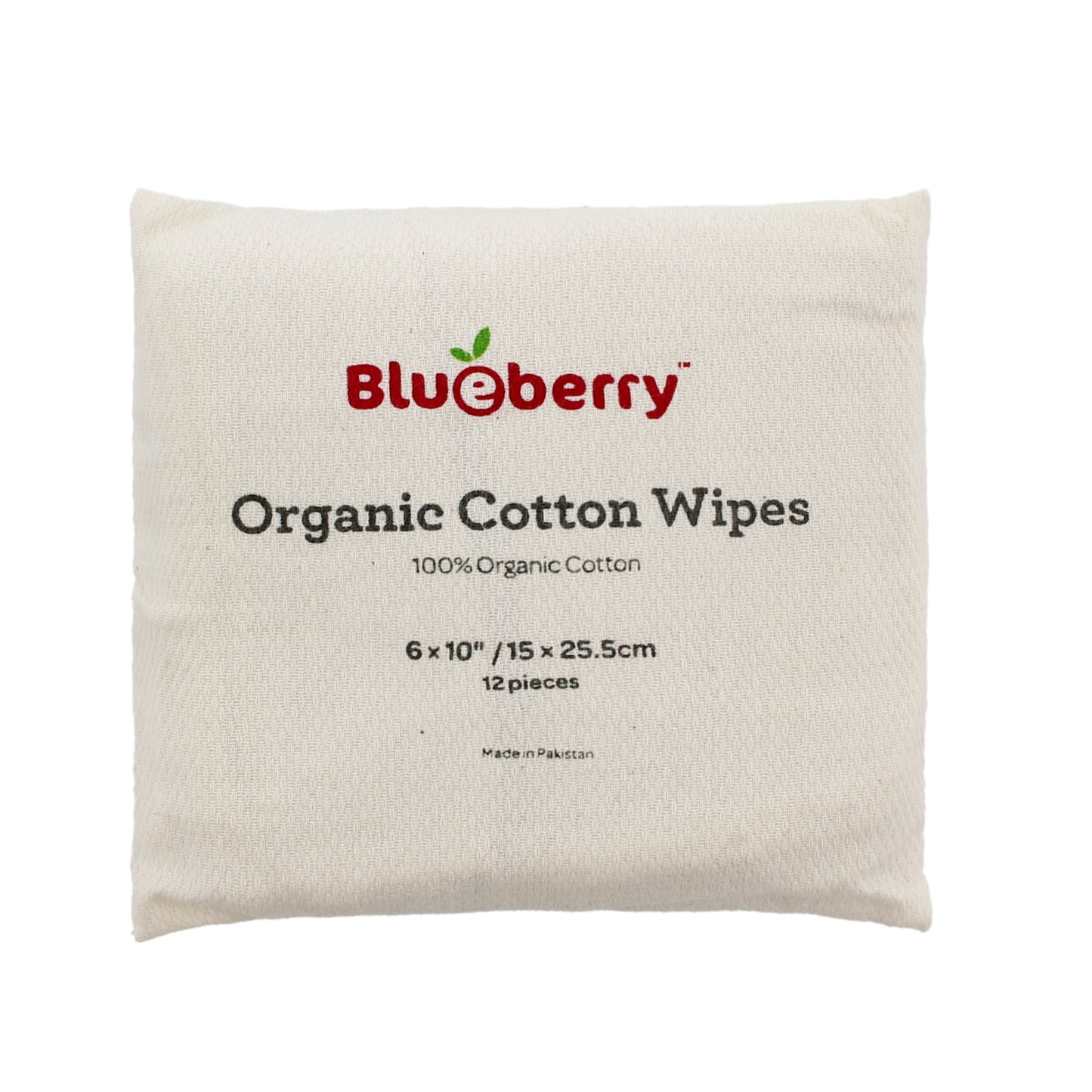Organic Cotton Wipes - 12-pack